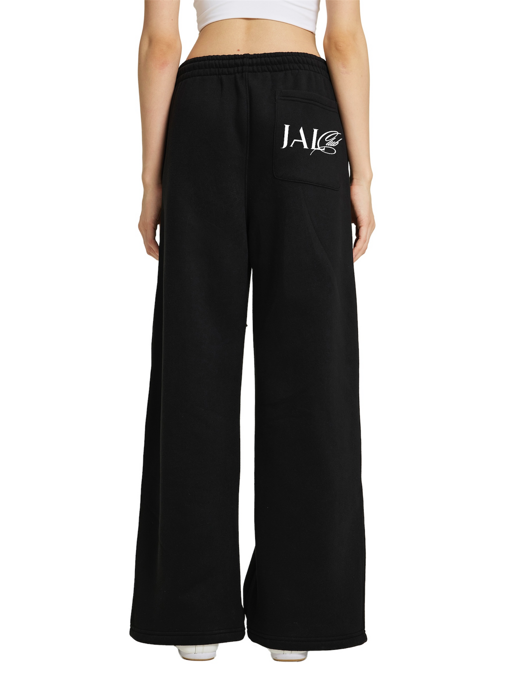 Fleece Drawstring Straight-Leg Sweatpants